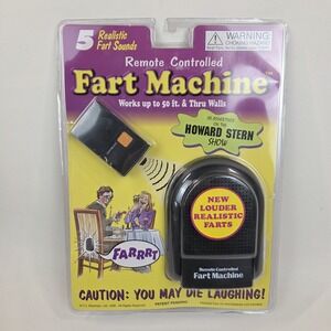 Remote Controlled Fart Machine 1998 Brand New Sealed Howard Stern Prank